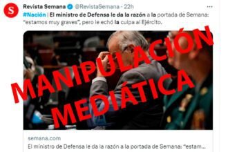 Revista Semana sacó de contexto Palabras del Ministro de Defensa