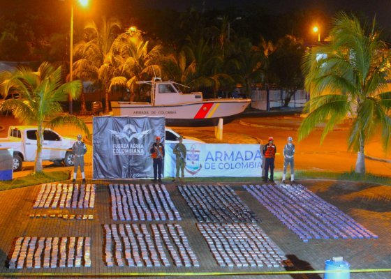 Foto Incautación de Clorhidrato de Cocaína en San Andrés