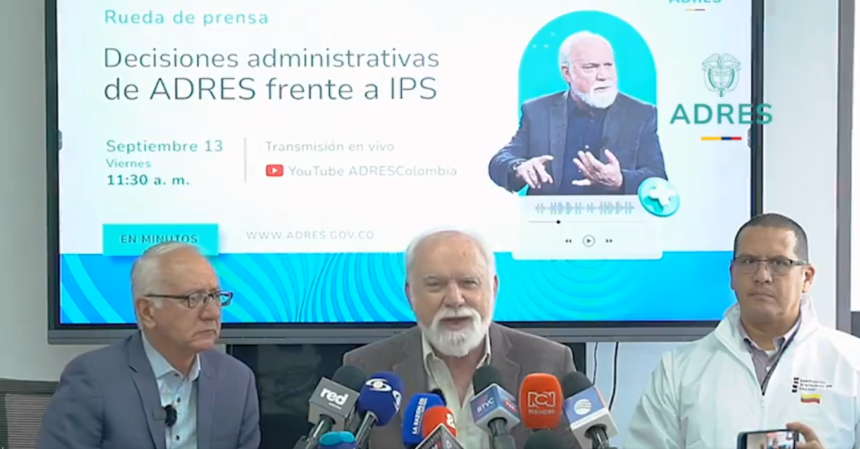 Captura de pantalla 2024 09 16 182244 1 ADRES suspende pago de $70 Mil millones a 52 IPS sospechosas de ser fantasma.